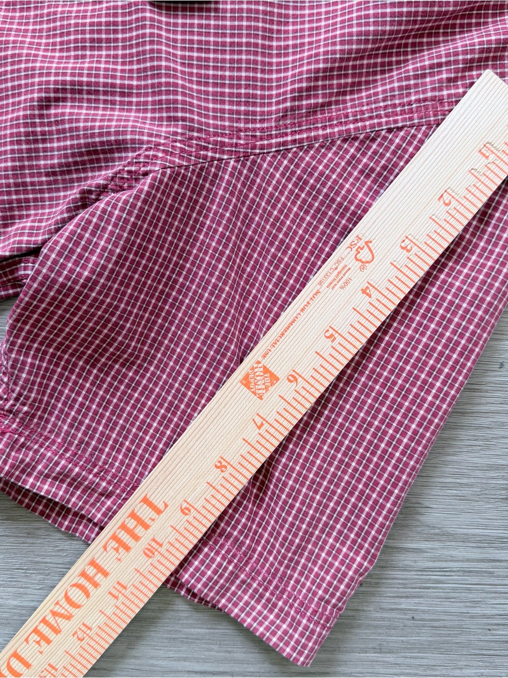 Vintage Y2K‎ Eddie Bauer Men Short Sleeve Button Down Shirt Red Plaid Size Large - Picture 7 of 7